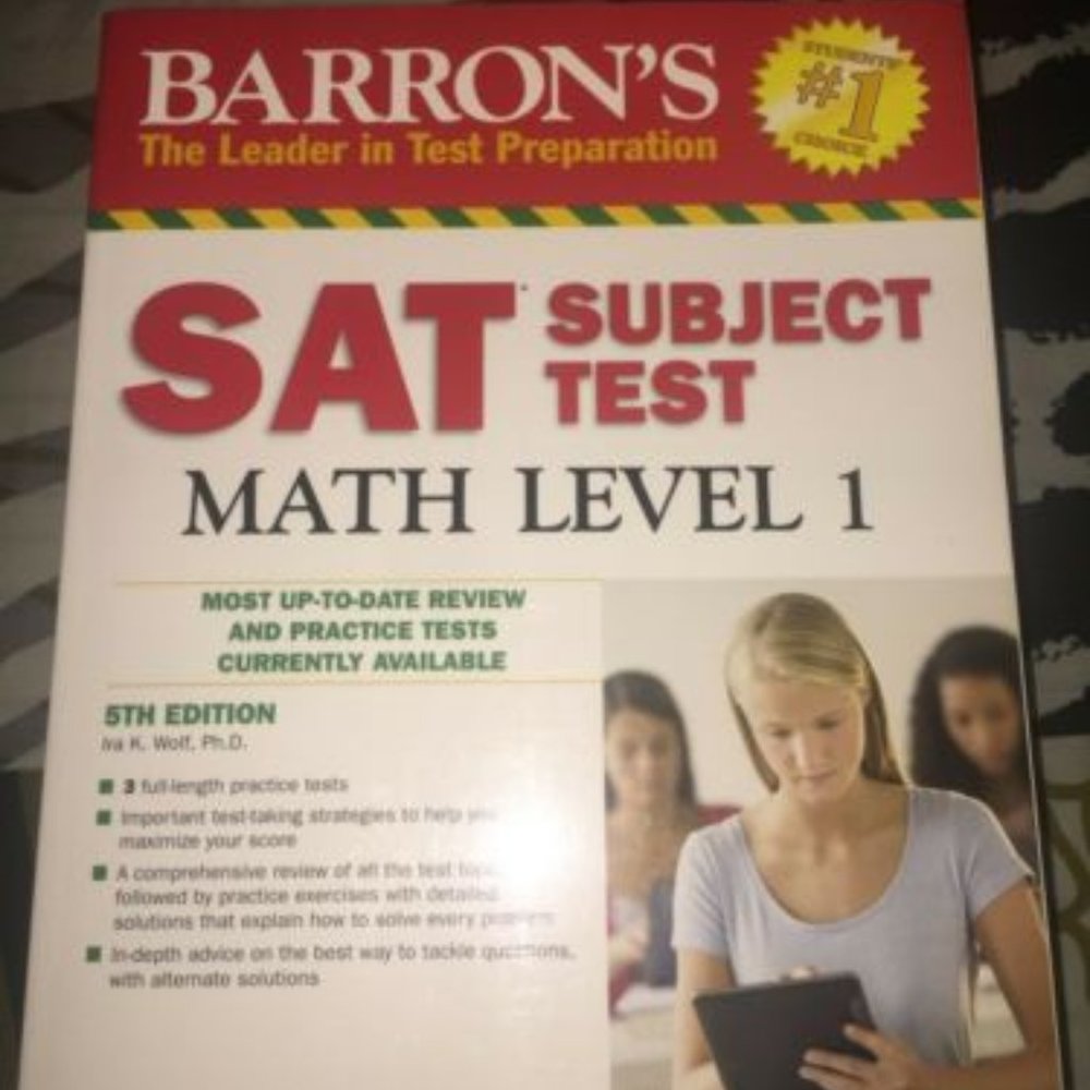 Barron's SAT subject test Math Level 1, 5th ed